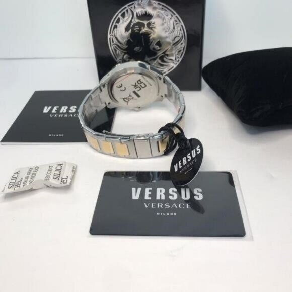New - 💯 Original Versus VERSACE6e Arrondissement Crystal Men's WatchVSP1M1421 - Picture 3 of 11